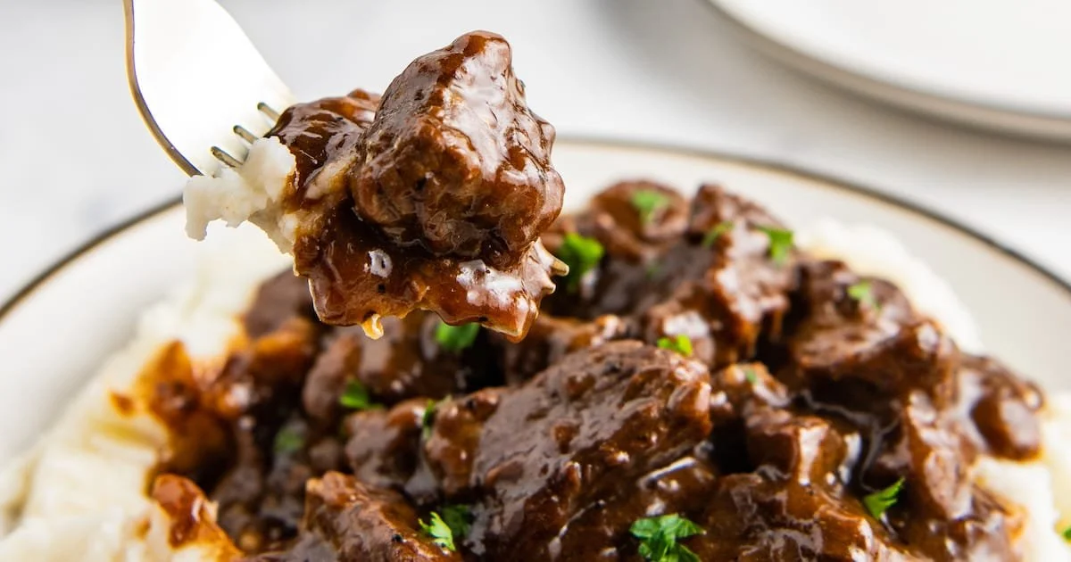 Beef Tips with Gravy