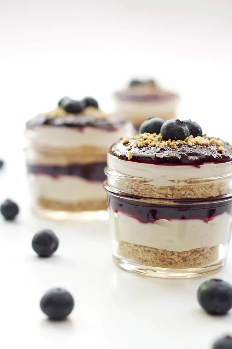 Blueberry Cheesecake Parfait Perfection
