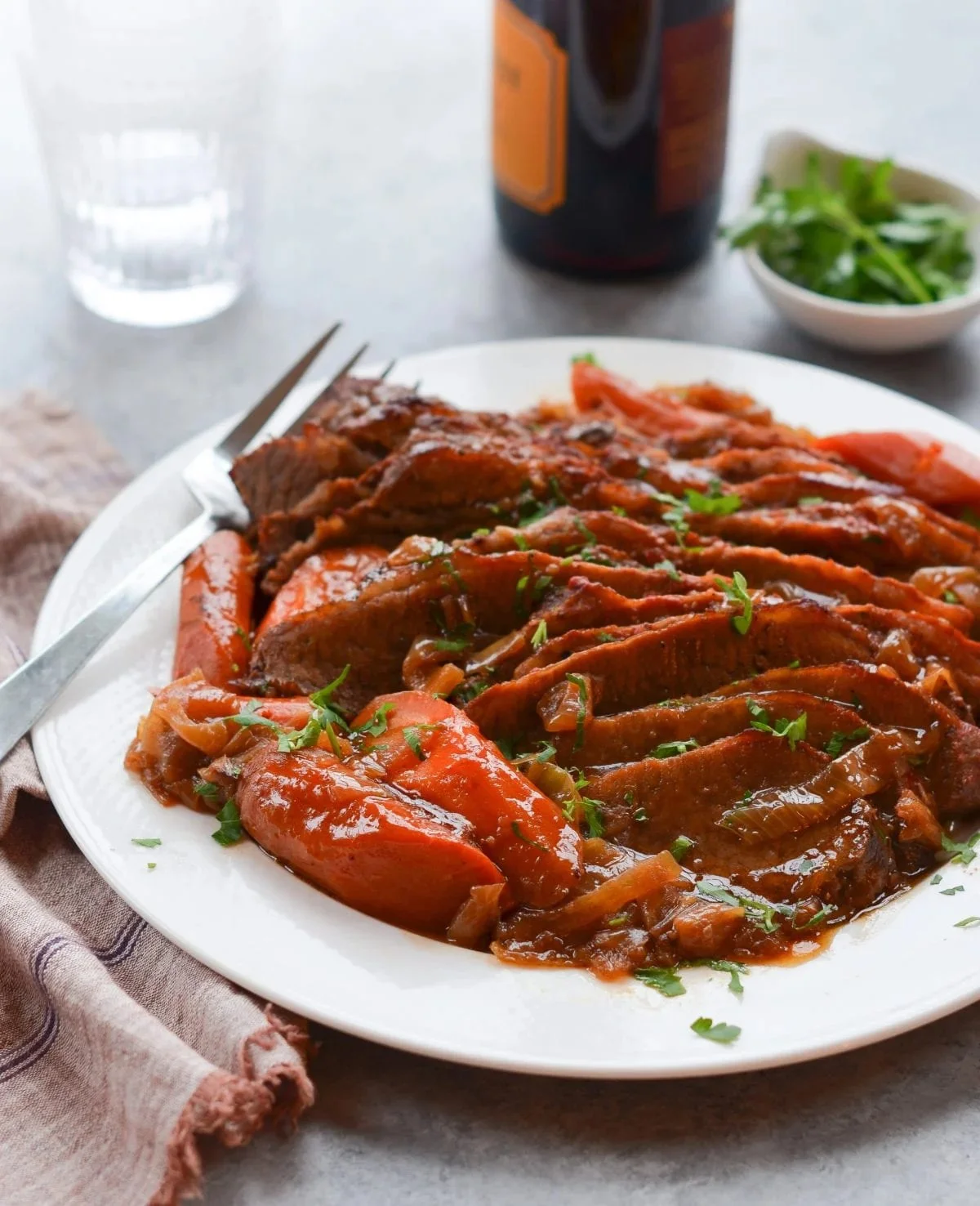 Braised Brisket with Onions