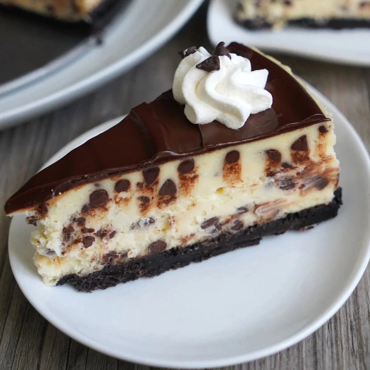 Cheesecake with Chocolate Chips