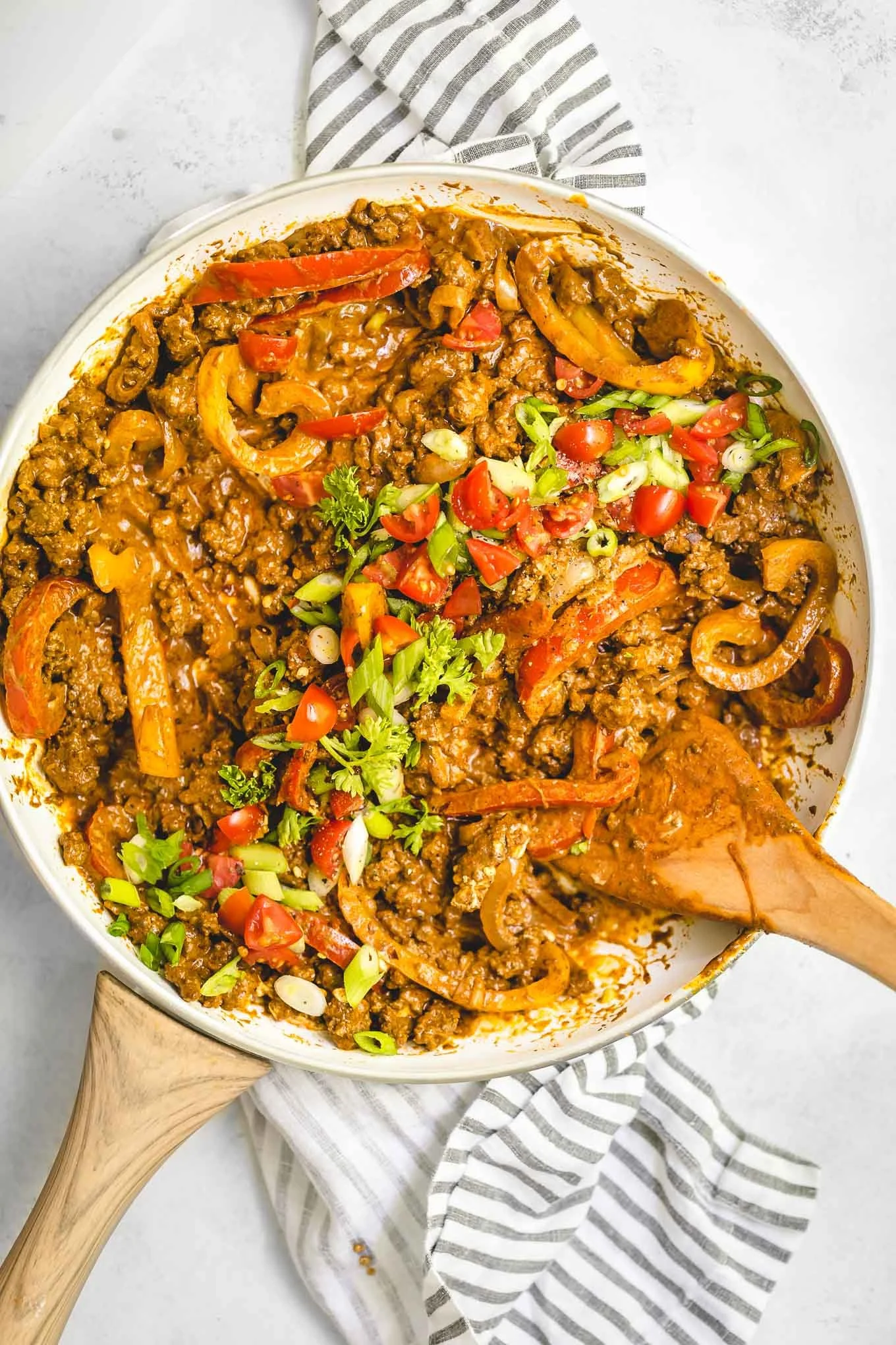 Cheesy Beef Taco Skillet Fiesta