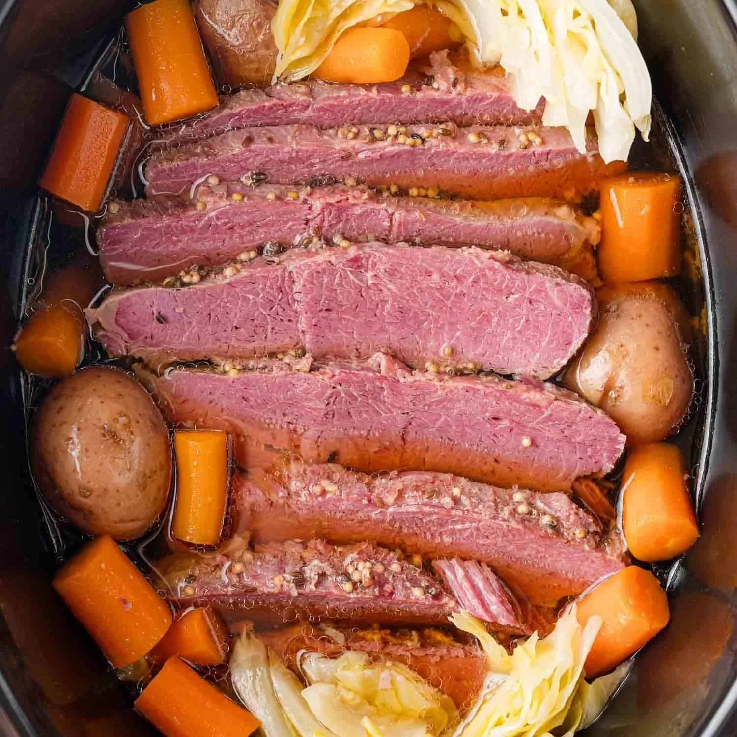 Corned Beef and Cabbage Slow Cooker