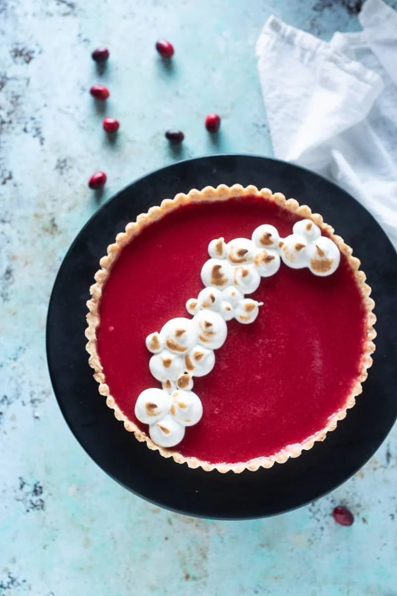 Cranberry Curd Tart Delight
