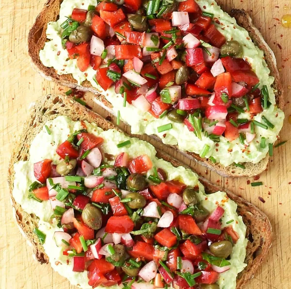 Creamy Avocado Ricotta Toast