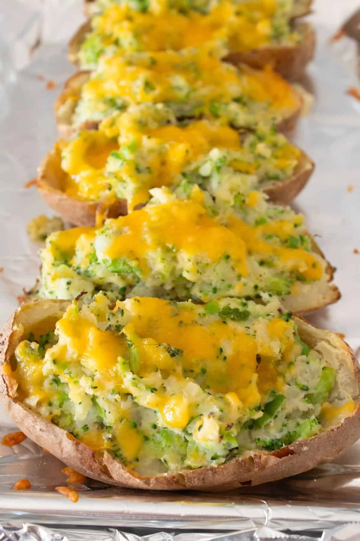 Creamy Broccoli and Cheddar Potatoes