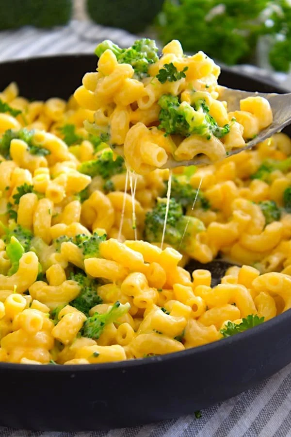 Creamy Broccoli Macaroni and Cheese