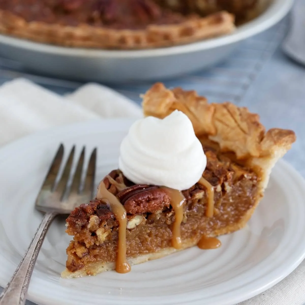 Creamy Caramel Pecan Pie
