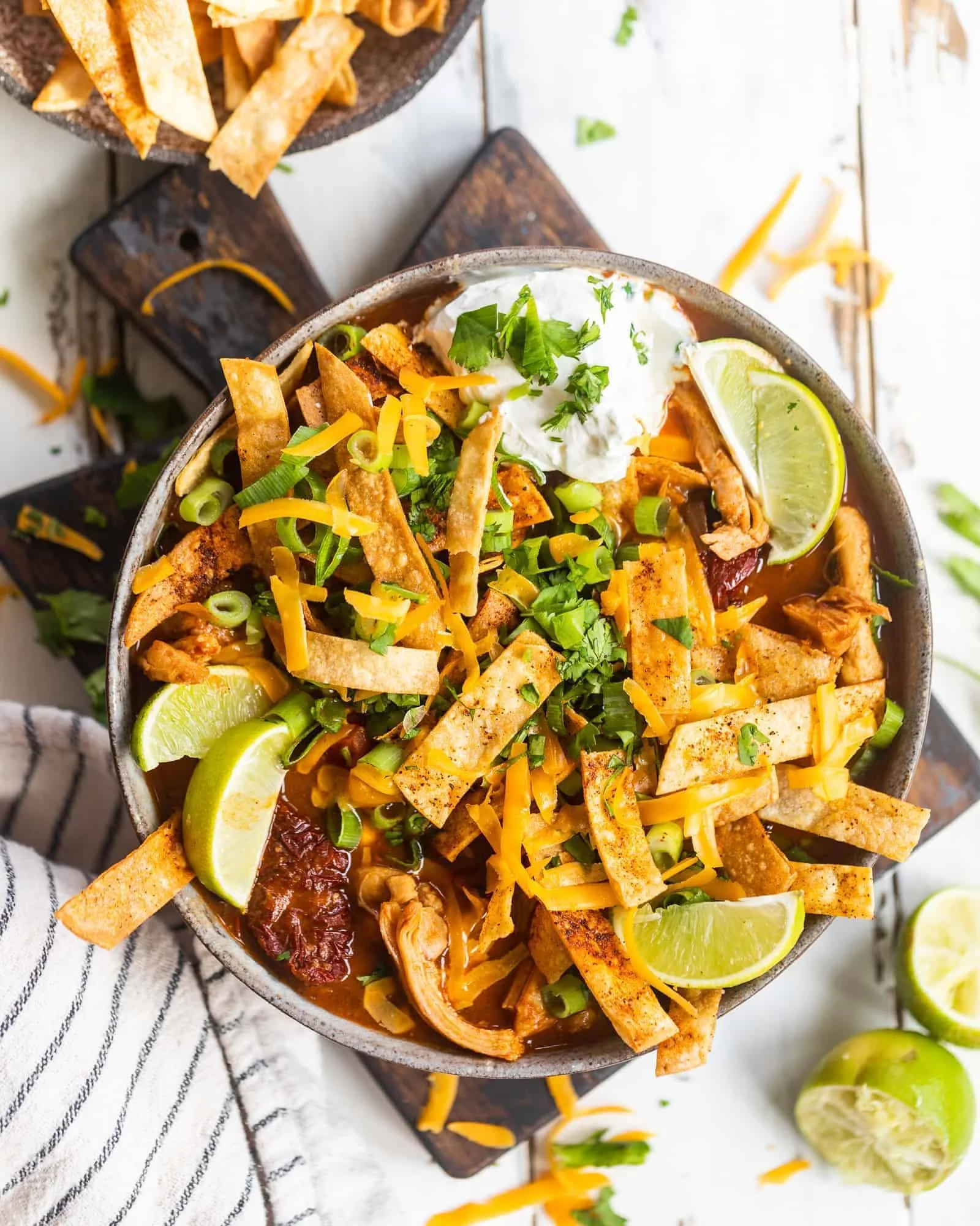 Creamy Chicken Tortilla Soup