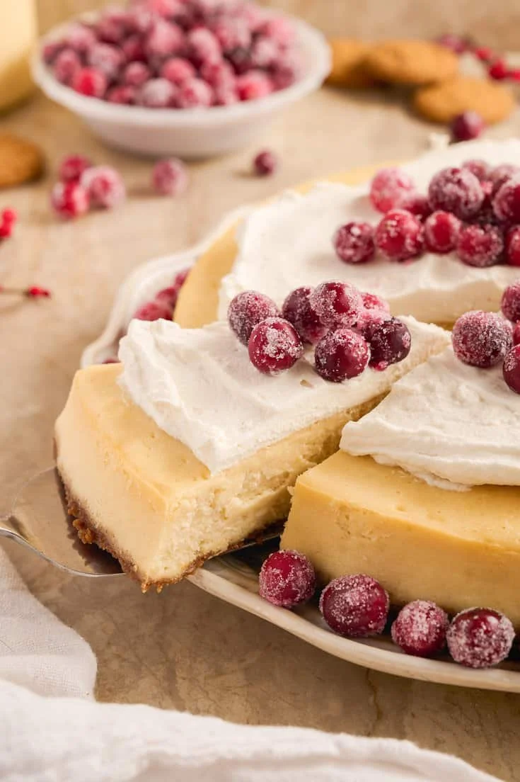 Creamy Eggnog Cheesecake Recipe
