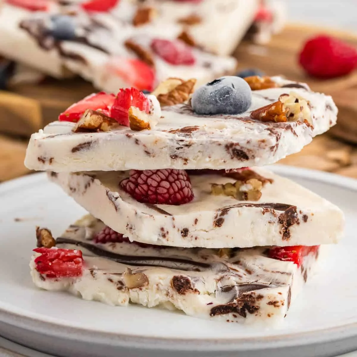 Creamy Frozen Yogurt Bark