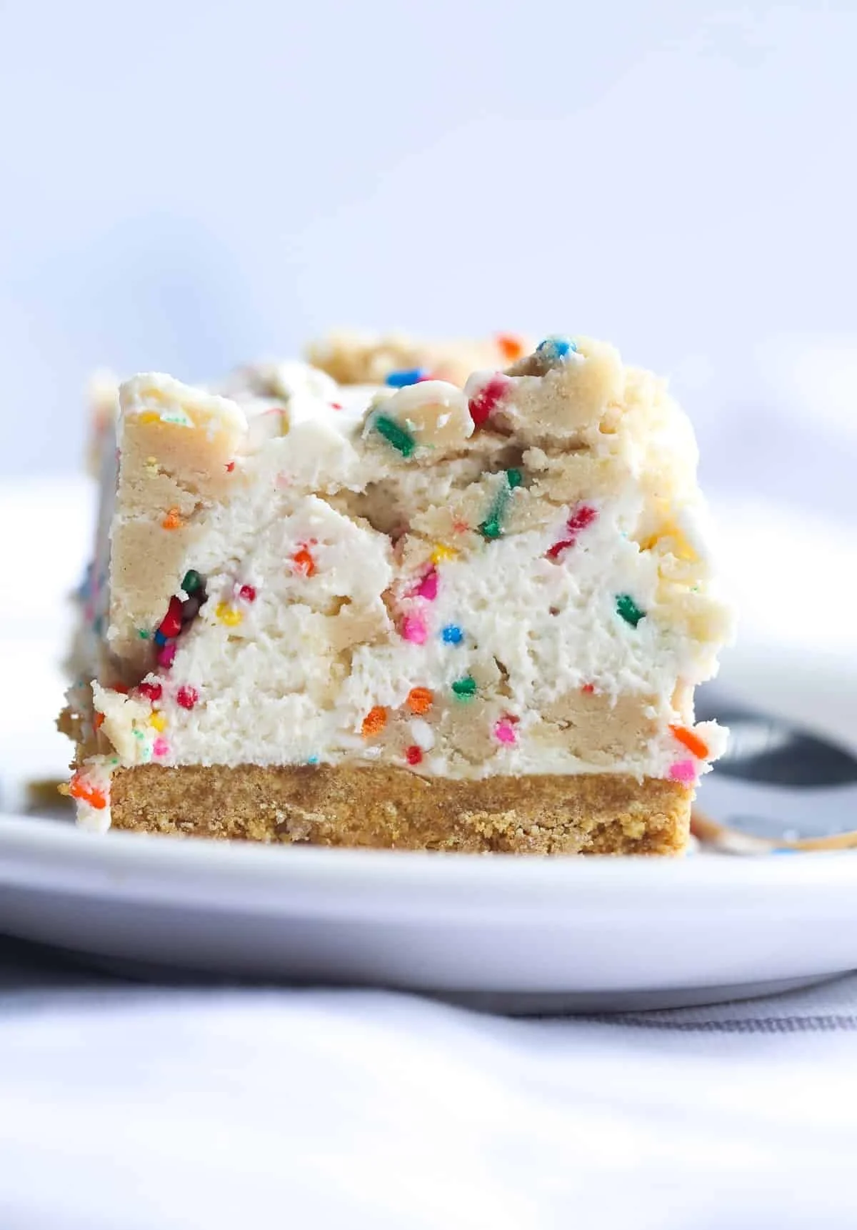 Creamy No-Bake Cookie Dough Cheesecake