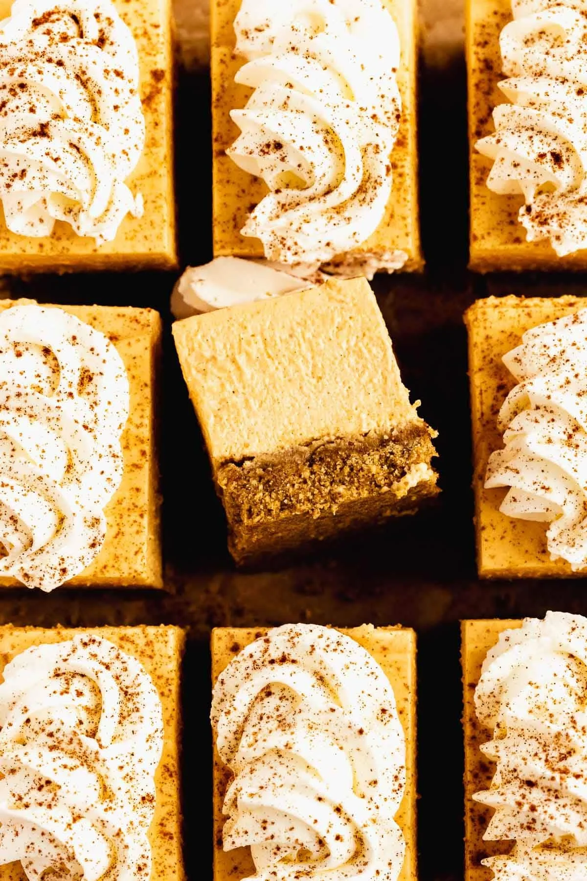 Creamy No-Bake Pumpkin Cheesecake Bars