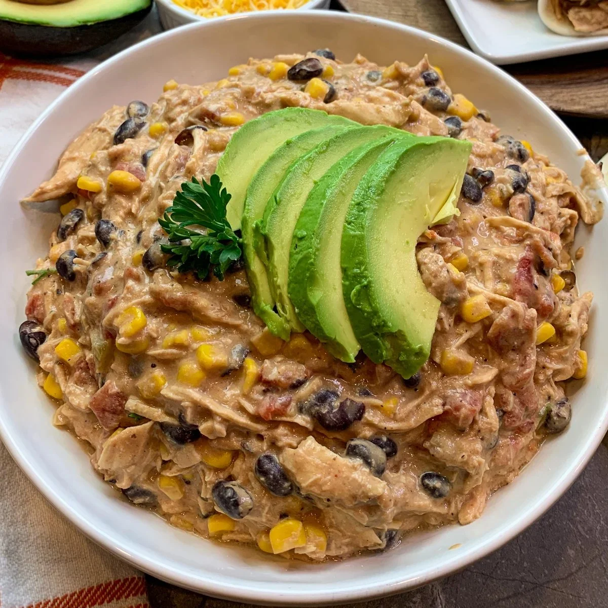 Fiesta Chicken in the Slow Cooker