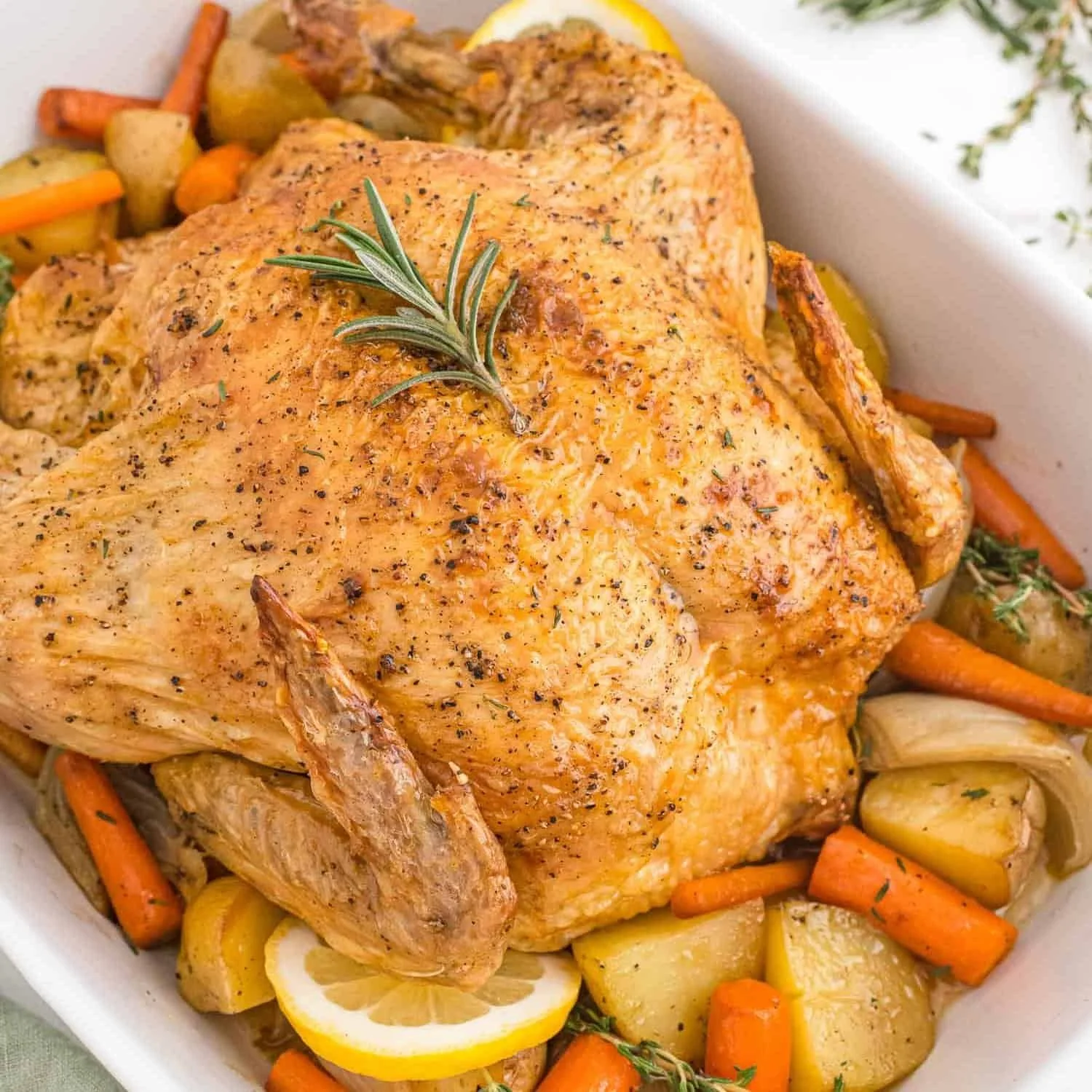 Golden Herb Roasted Chicken