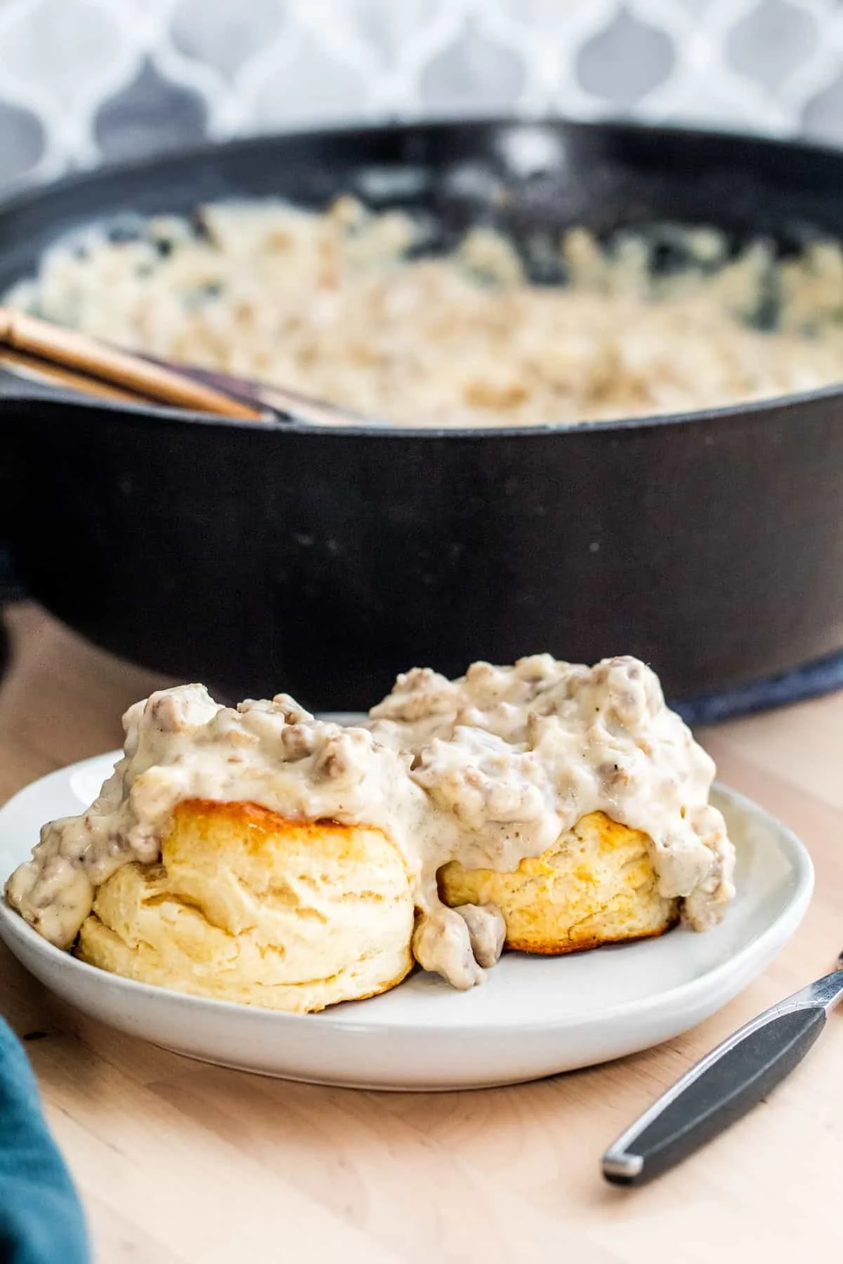 Grandma’s Biscuits and Sausage Gravy