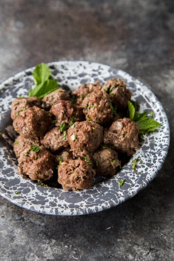 Greek-Style Beef and Lamb Meatballs