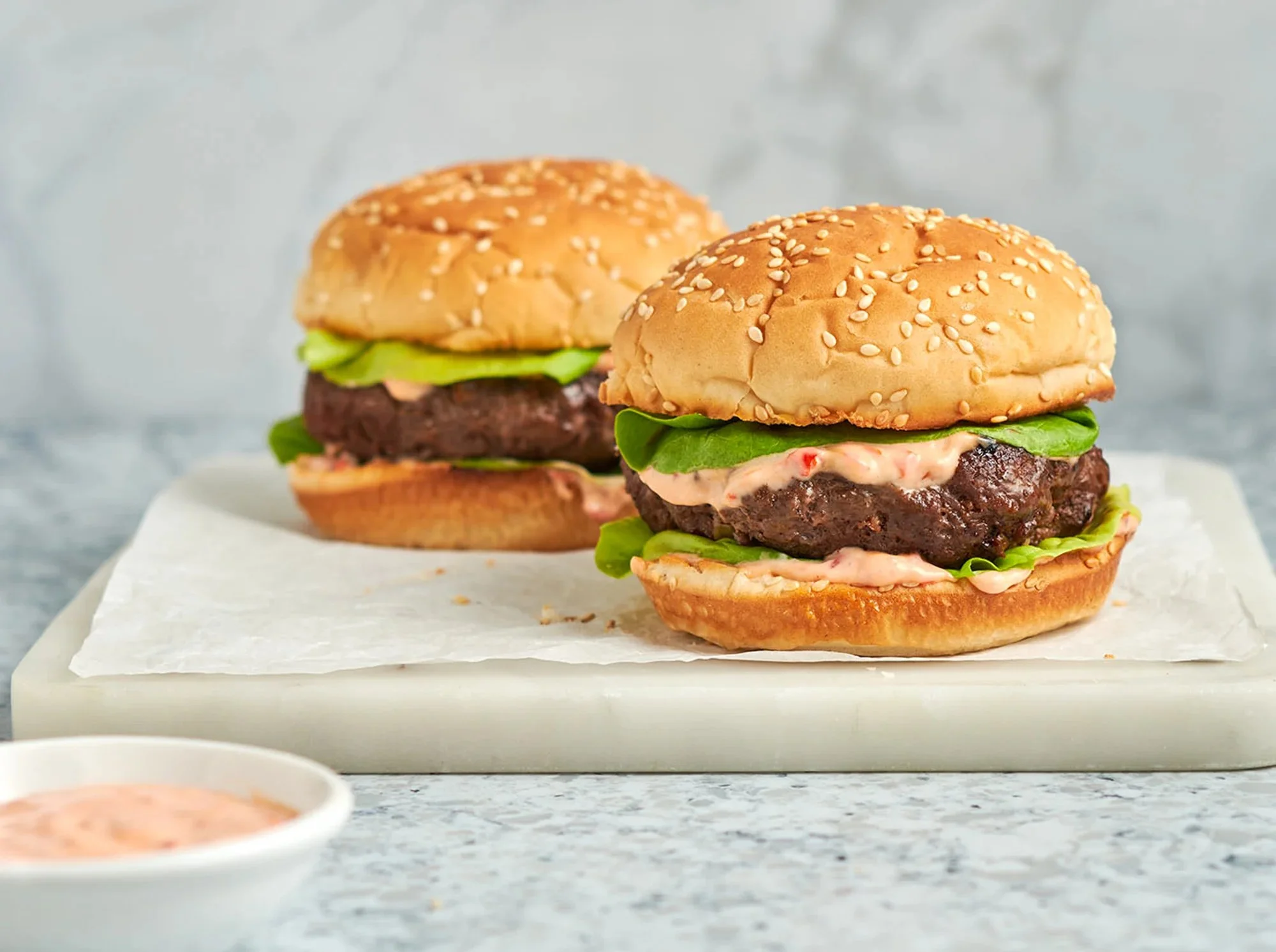 Grilled Bulgogi Beef Burgers