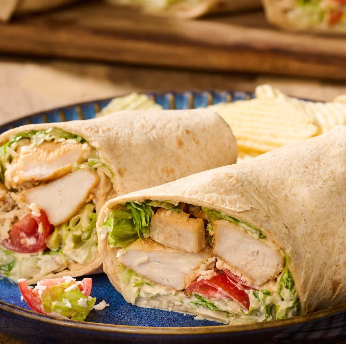 Grilled Chicken Caesar Wraps