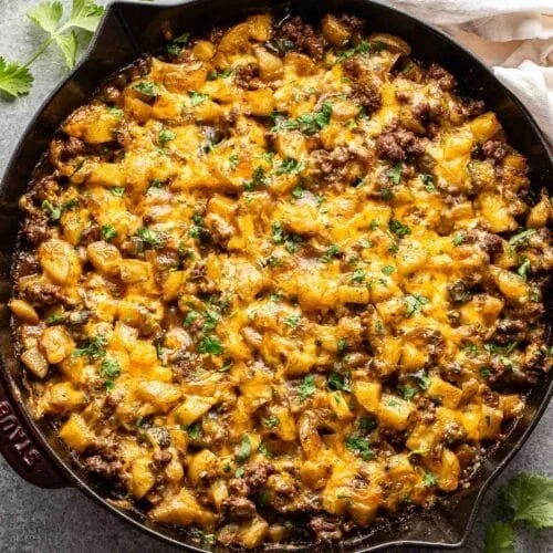 Ground Beef and Potato Casserole