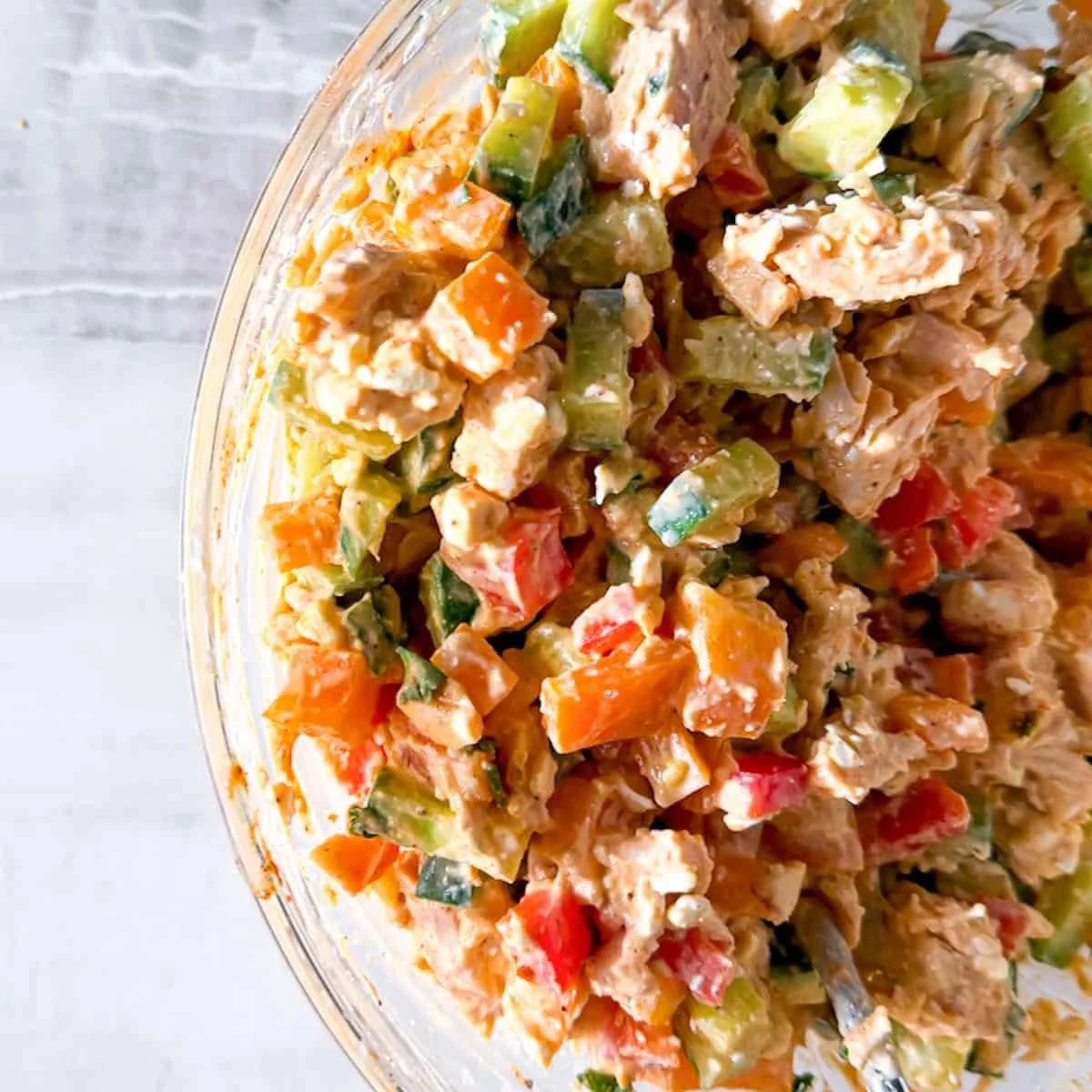 High-Protein Buffalo Chicken Salad