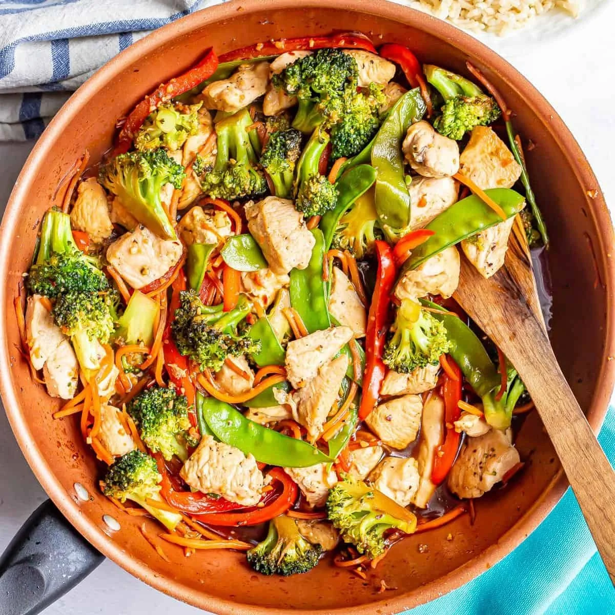 Honey Garlic Chicken Stir-Fry