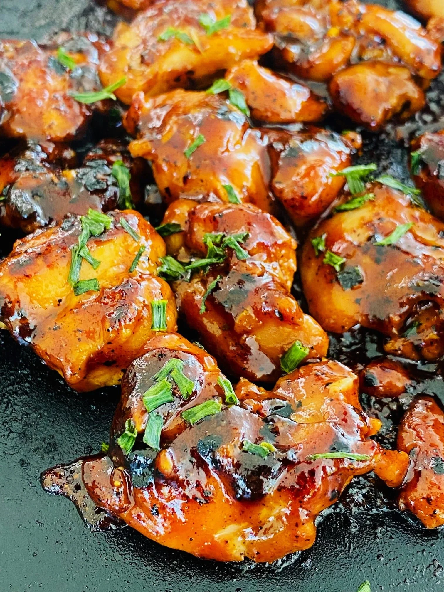 Hot Honey BBQ Chicken Bites