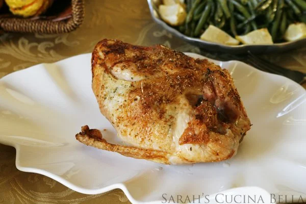 Lemon Rosemary Roasted Split Turkey Breast