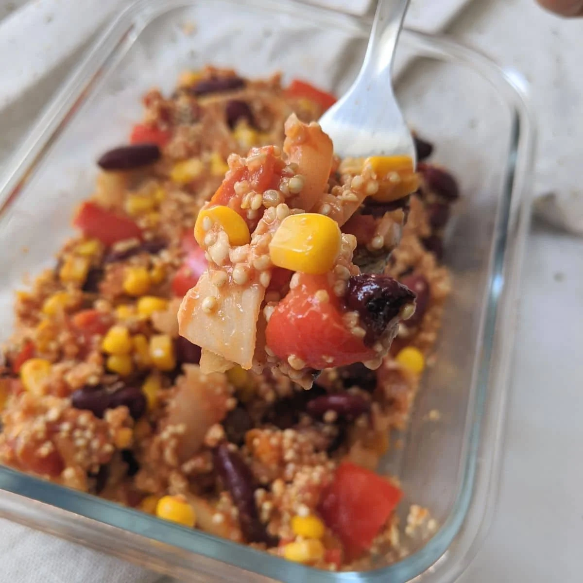 Mexican Red Bean Quinoa Meal Prep