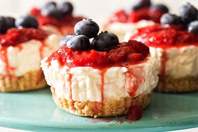 Mini No-Bake Cheesecake Bites