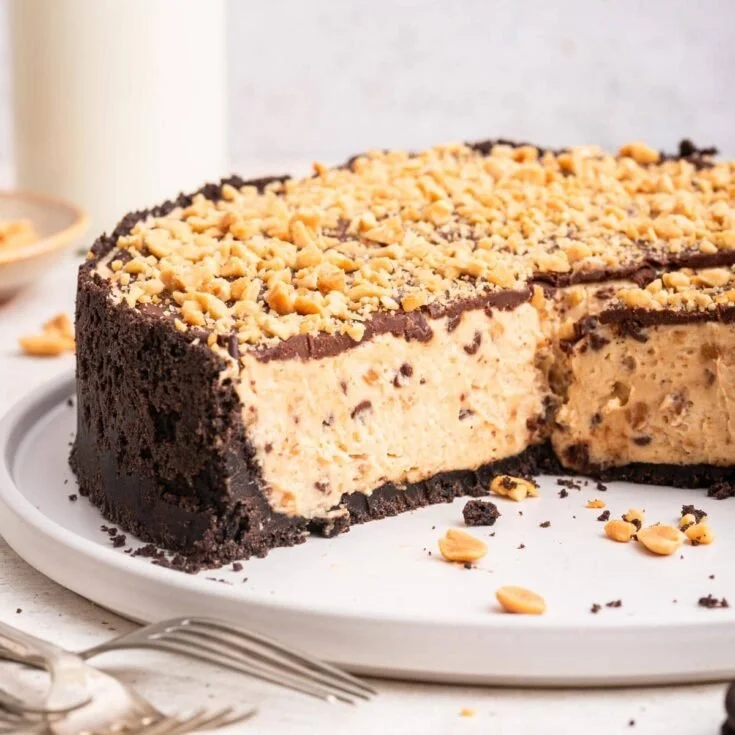 No Bake Peanut Butter Cheesecake