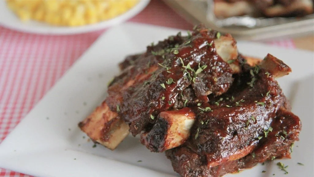 Oven-Baked Barbecue Beef Ribs