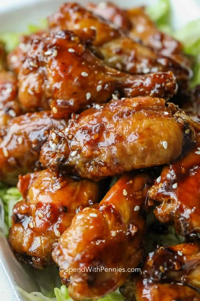 Oven Baked Honey Garlic Wings