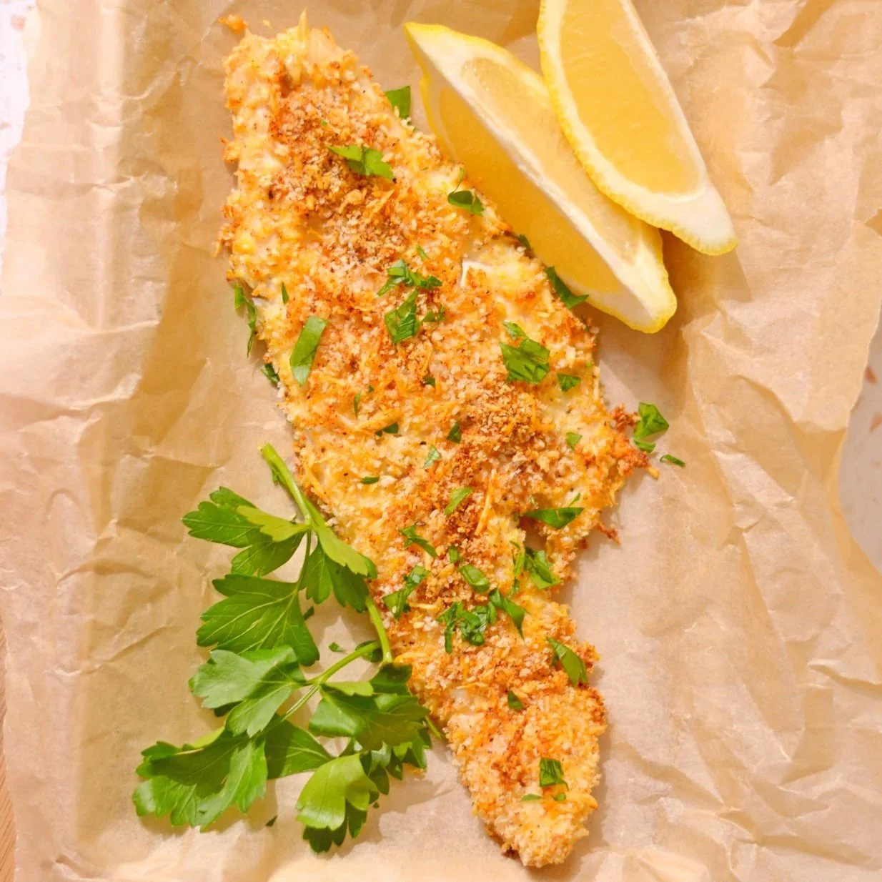 Parmesan Crusted Walleye