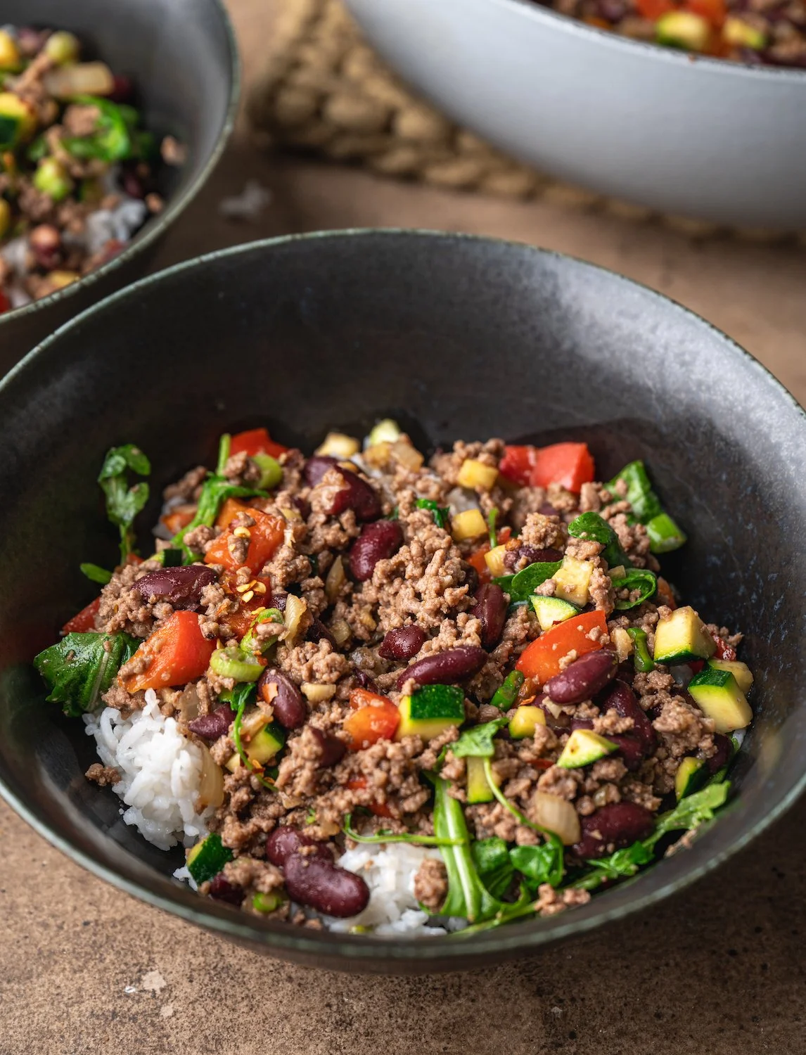 Protein-Packed Beef and Rice Bowl
