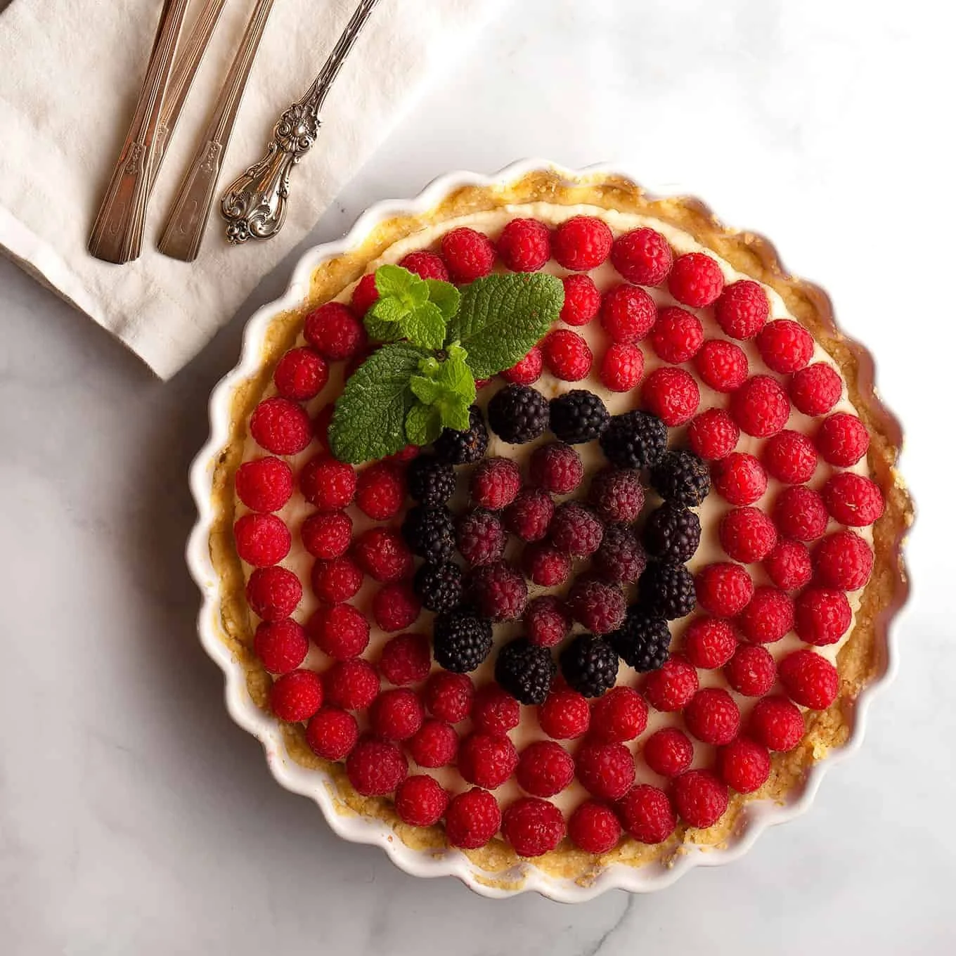 Raspberry Cream Tart Delight