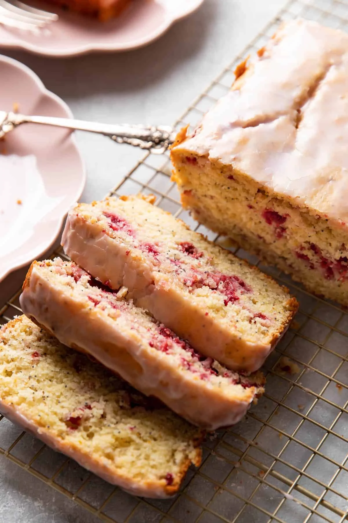 Raspberry Lemon Poppy Seed Loaf