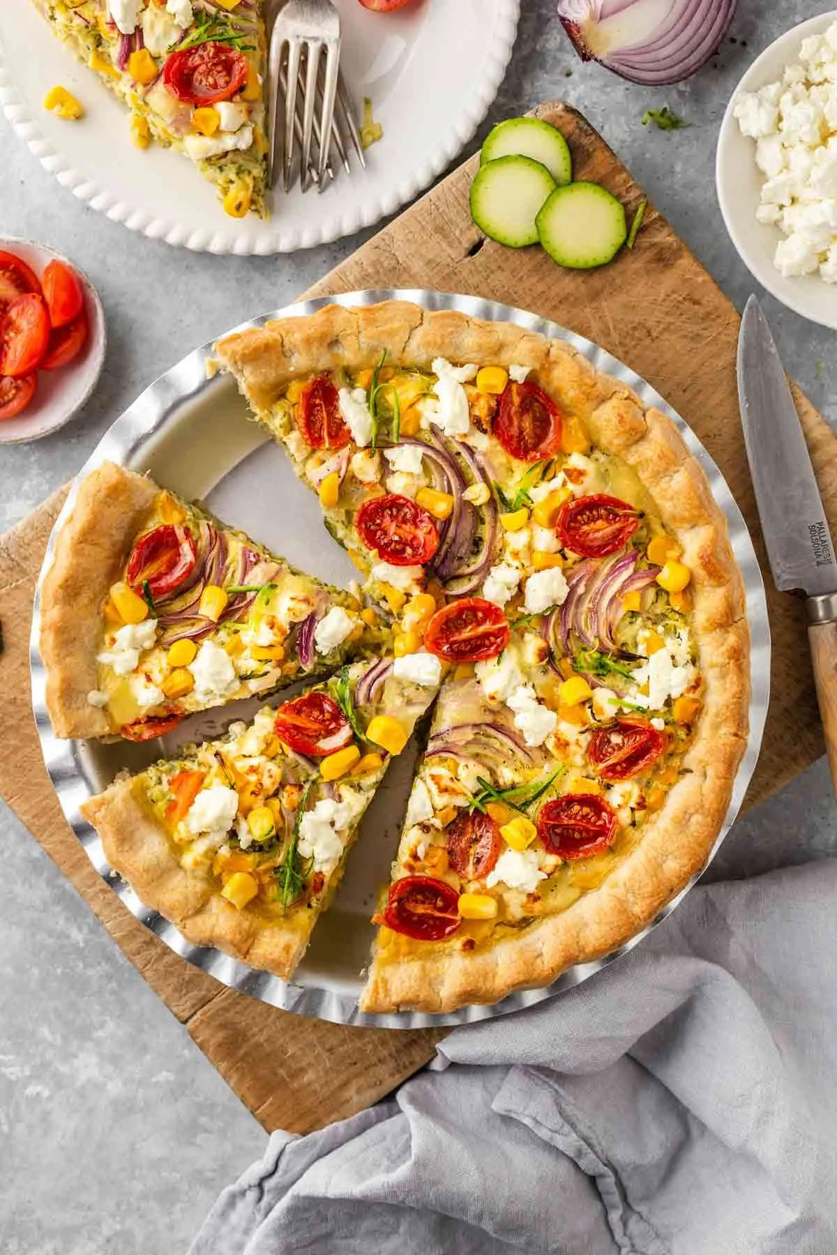 Rustic Garden Veggie Pie