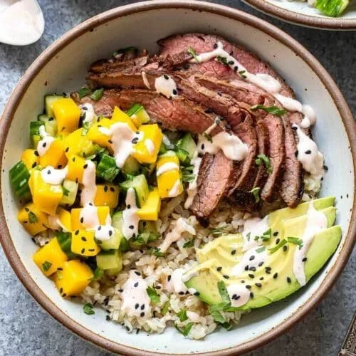 Savory Asian Steak Bowls