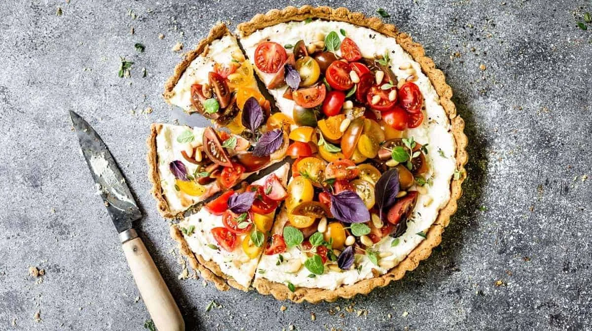 Savory Tomato and Ricotta Tart