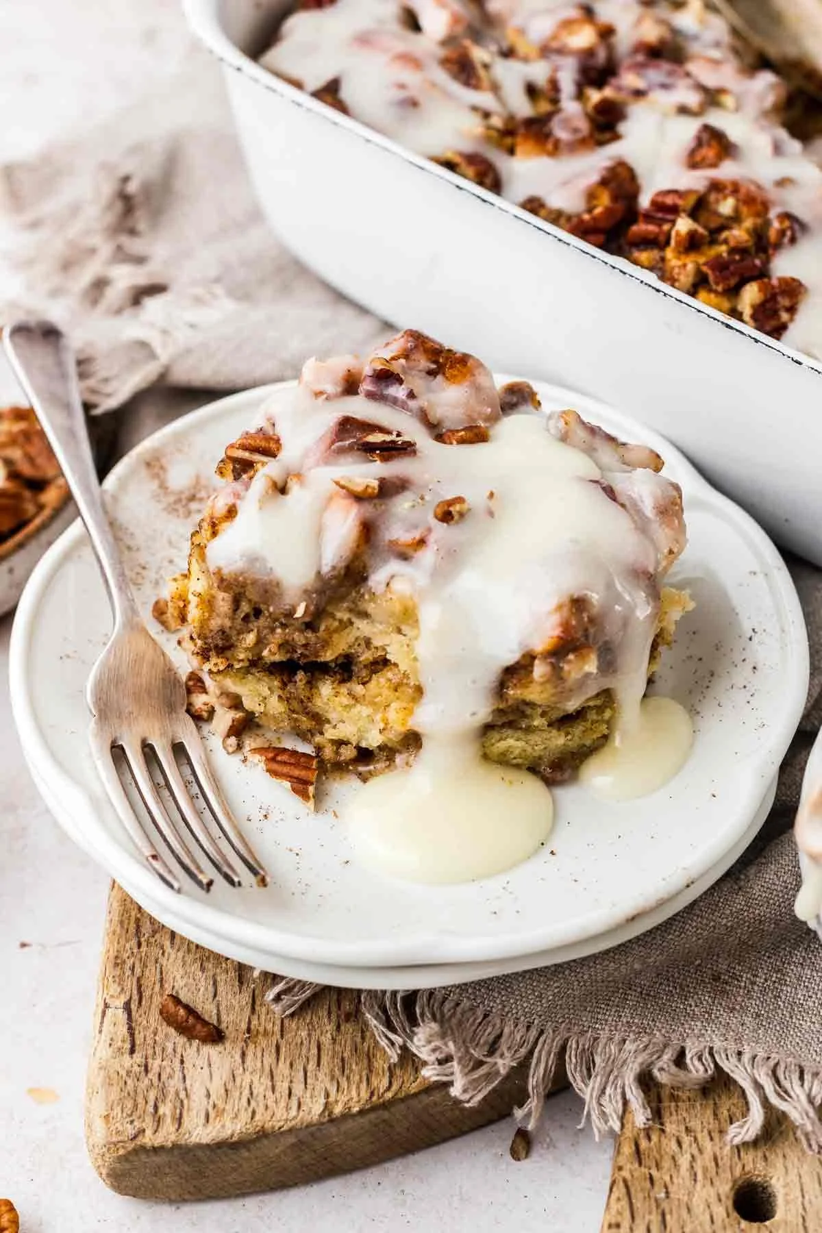 Simple Cinnamon Roll Casserole