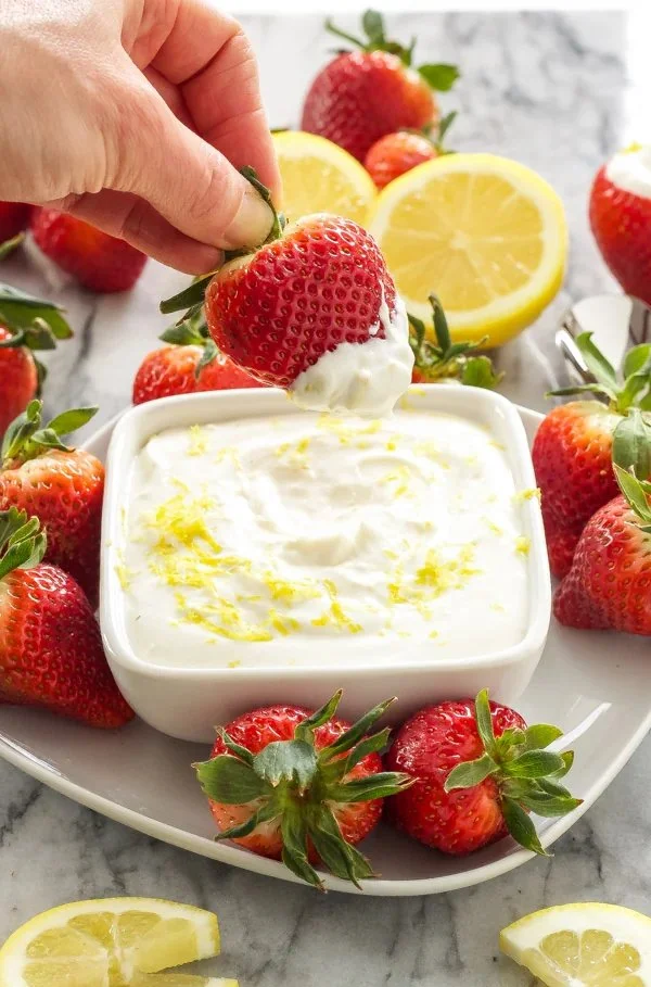 Slim Lemon Cheesecake Dip