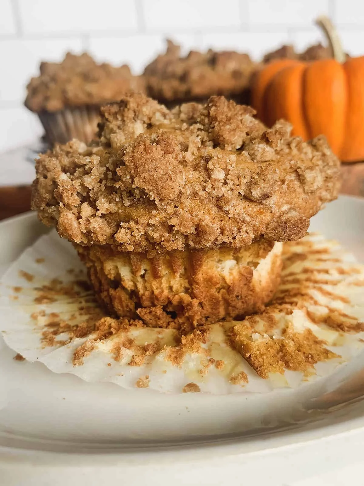 Spiced Pumpkin Cream Cheese Muffins