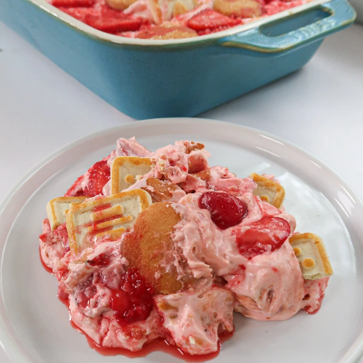 Strawberry Banana Cream Parfait