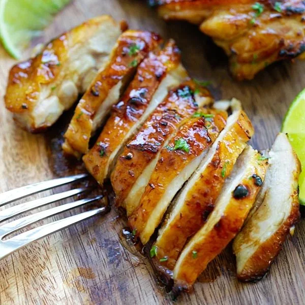 Sweet Citrus Chicken with Honey