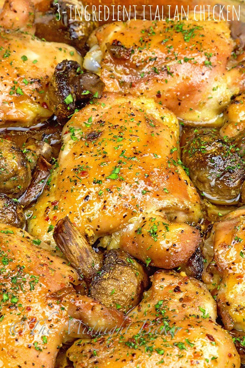 Three-Ingredient Italian Chicken