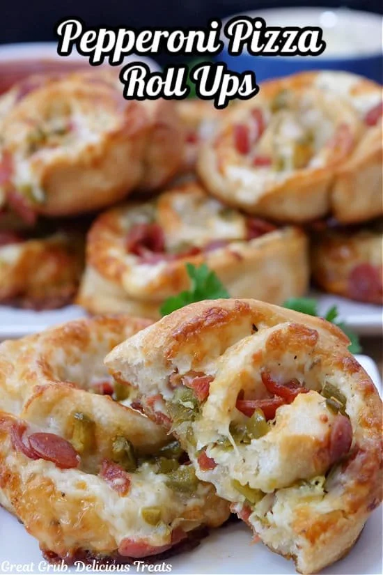 A delicious slice of pepperoni pizza topped with cheese and spices.