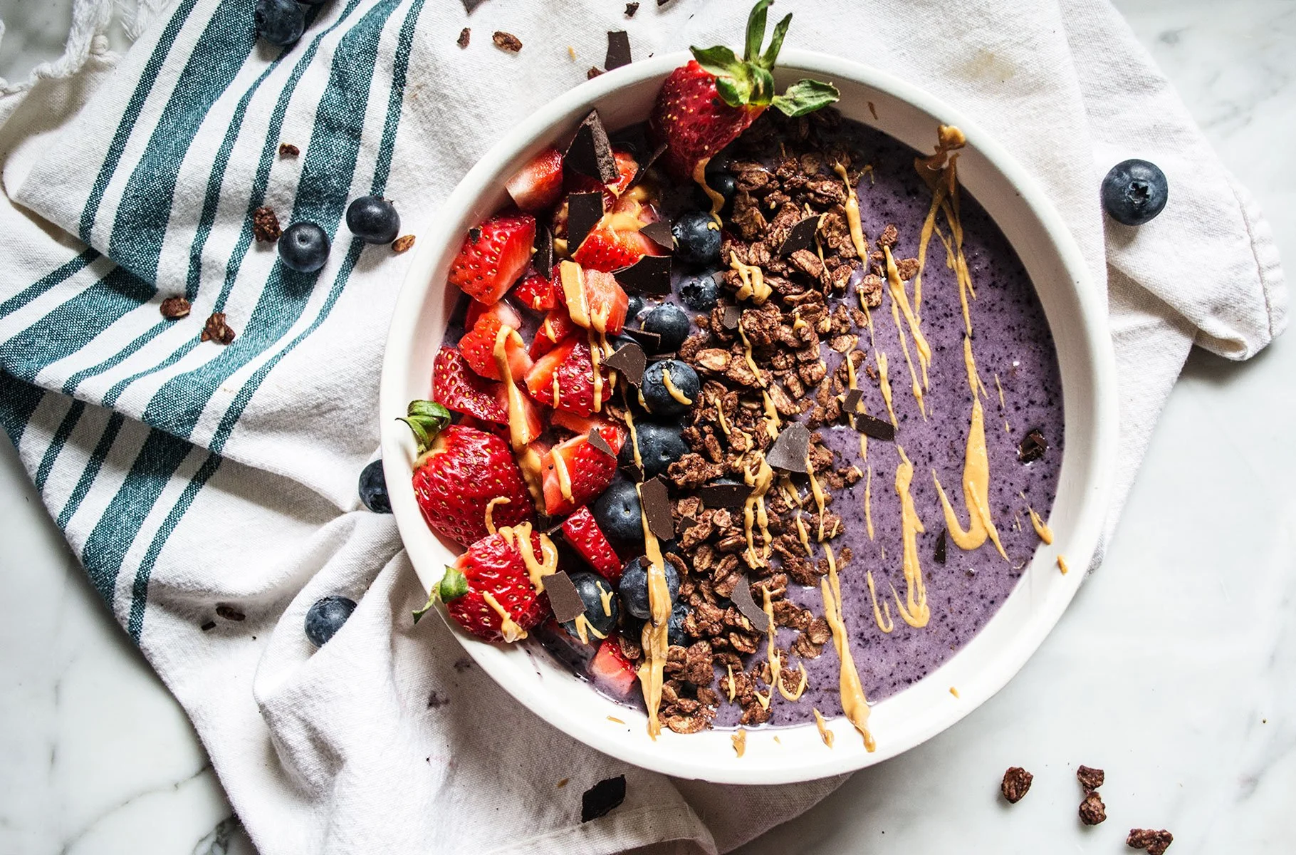 Vegan Blueberry Breakfast Parfait