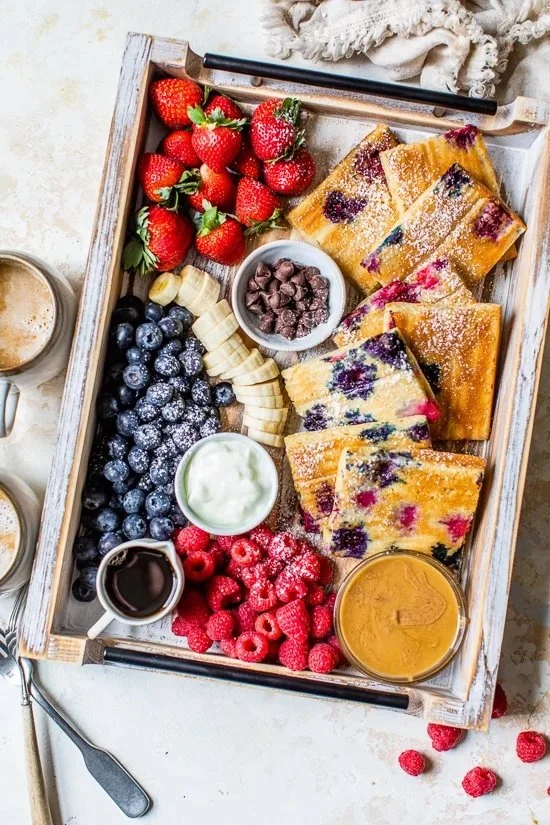 Yogurt Pancakes with Berries